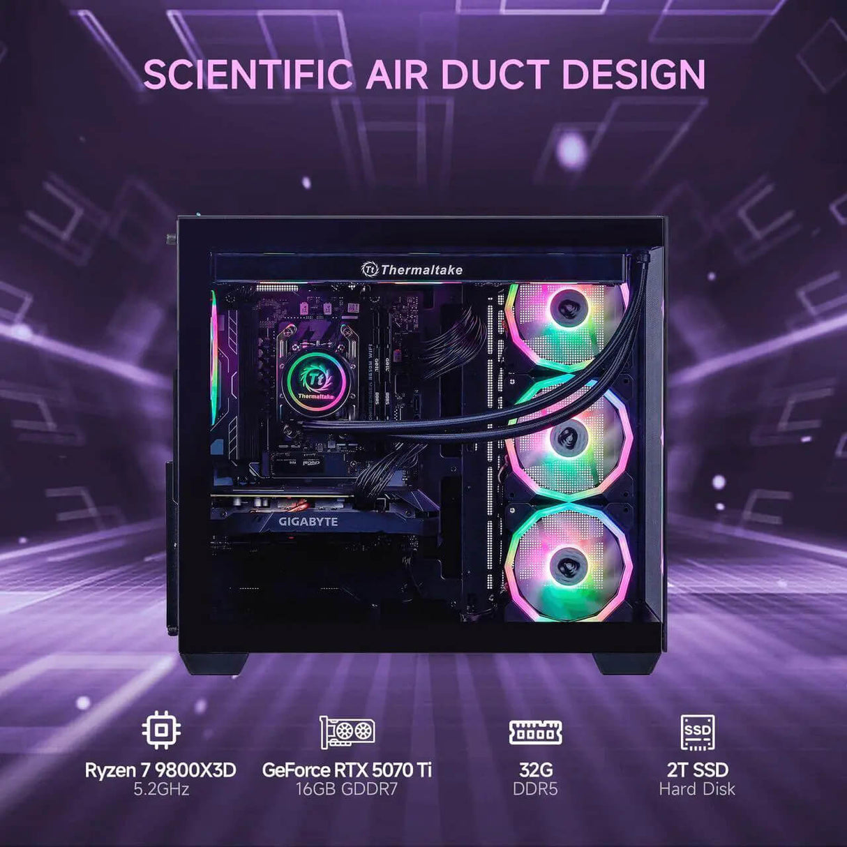 MLOONG APEX 9800X3D Black