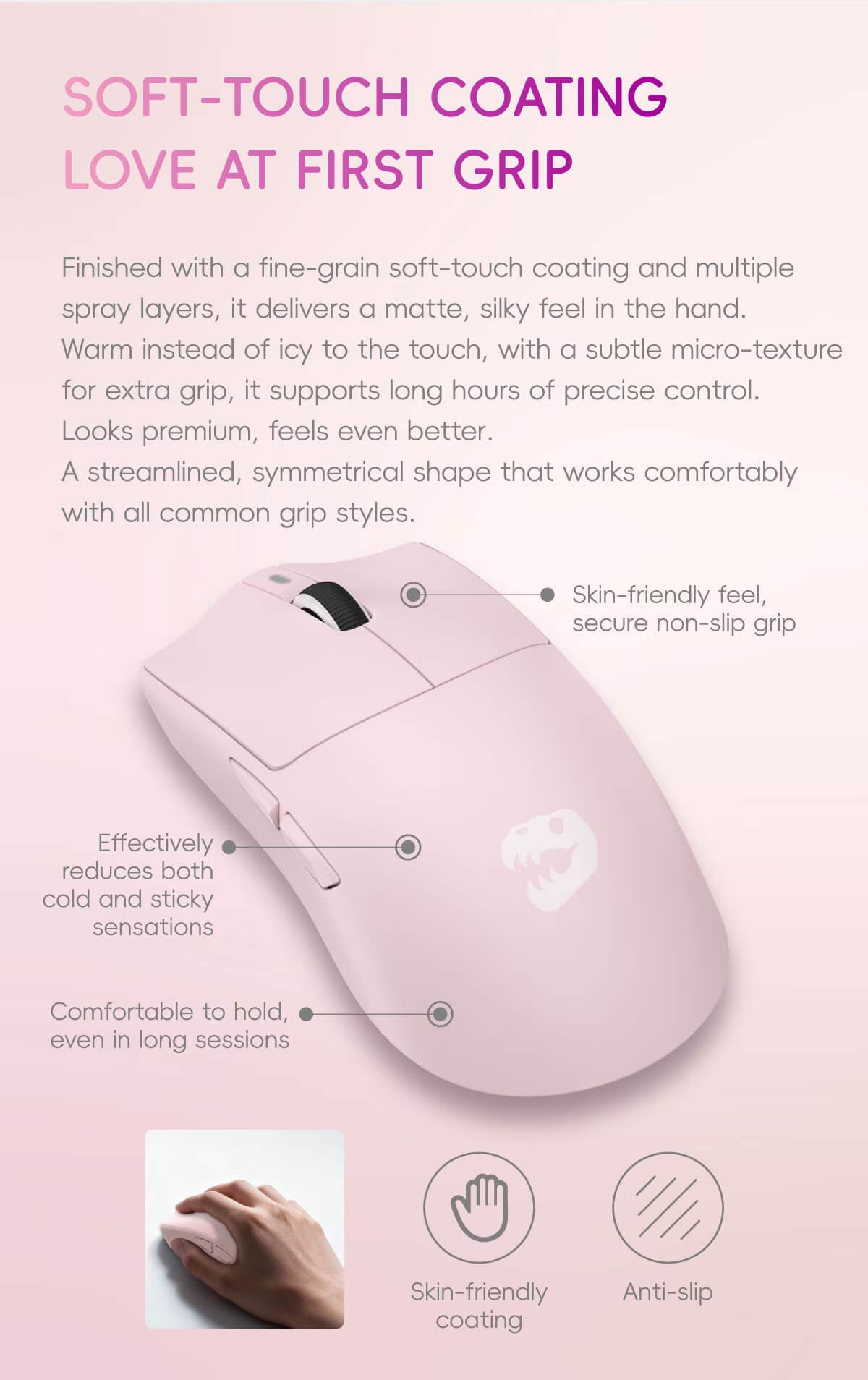 MLOONG MX302 Tri-Mode Gaming Mouse