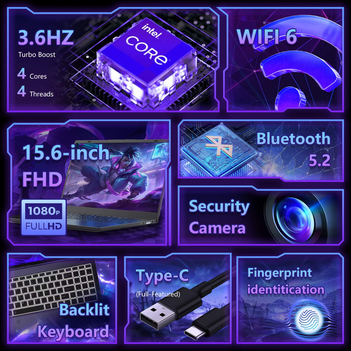 NINGMEI NL150 15.6" FHD Laptop