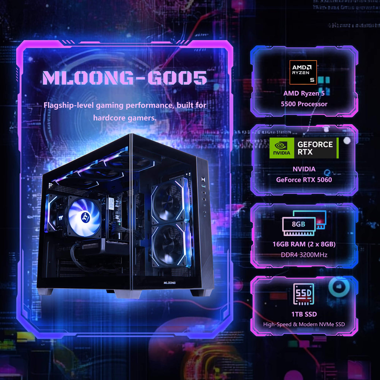 MLOONG APEX 5500 5060 Black