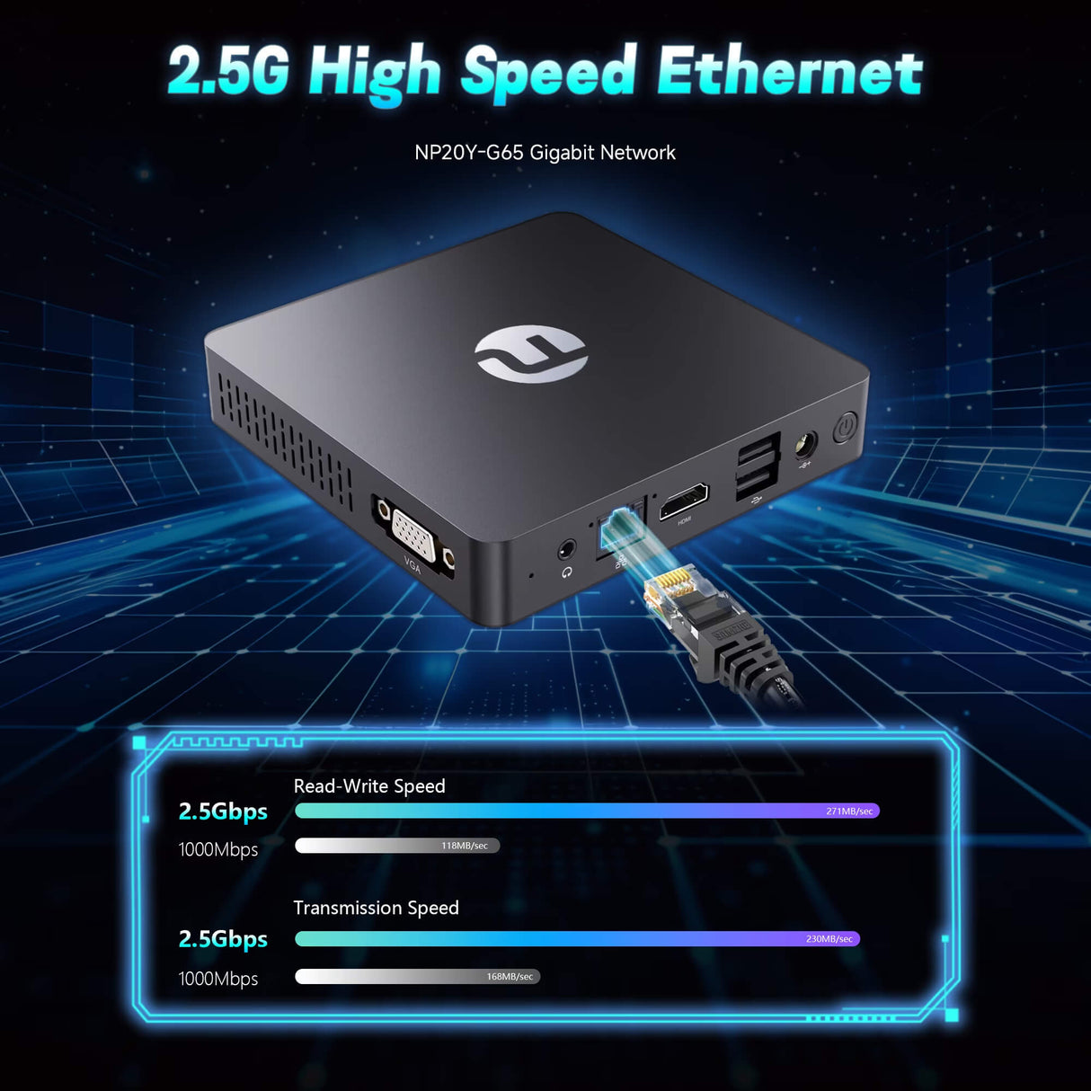 NINGMEI Mate S1 Mini PC – Intel 6500Y
