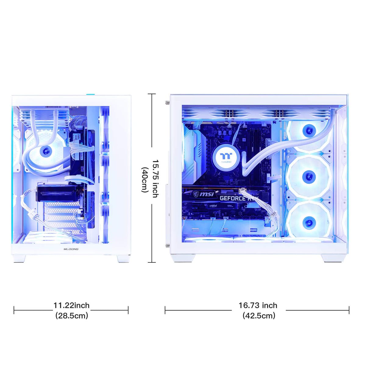 MLOONG APEX 9800X3D White