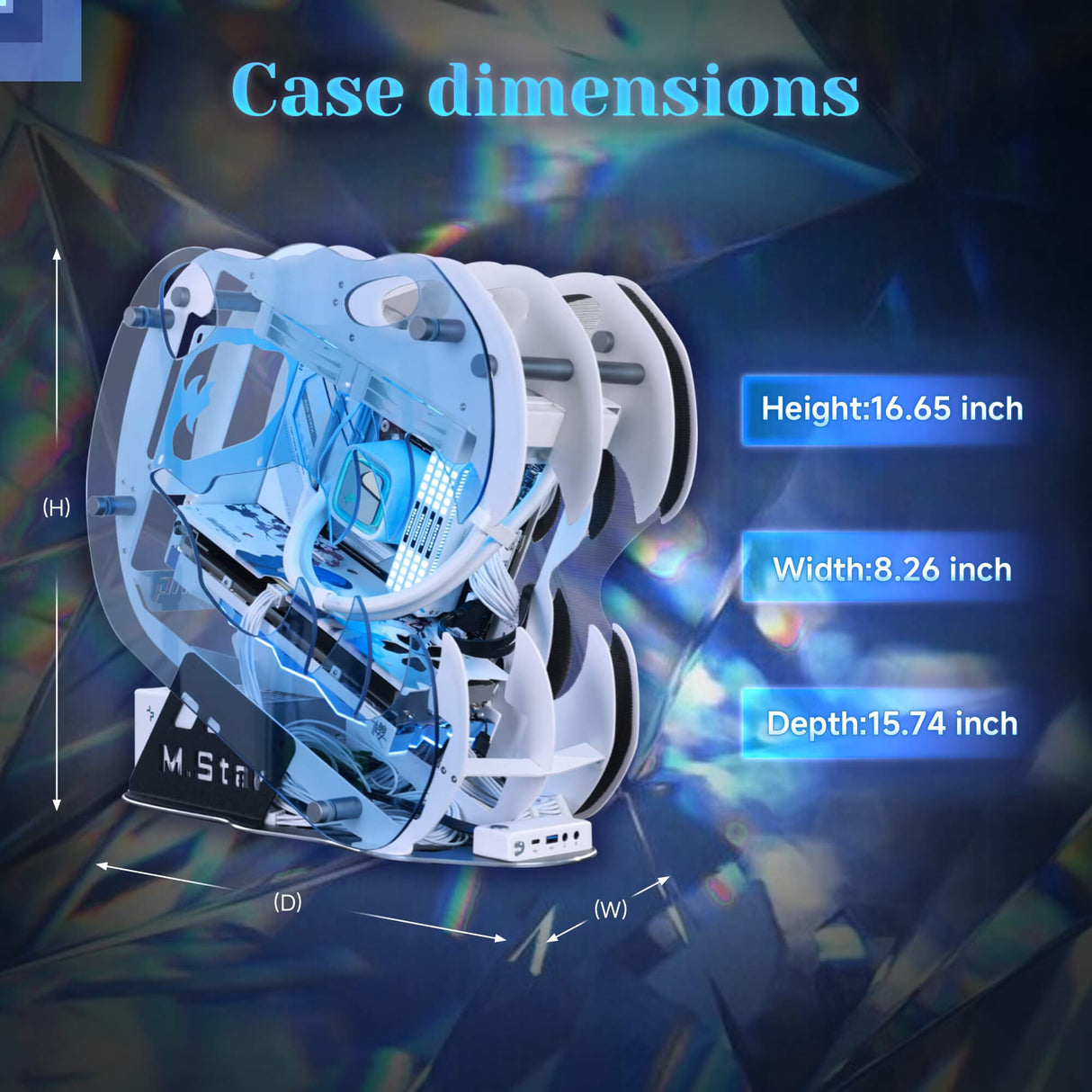 MLOONG APEX 9600X Crystal Blue