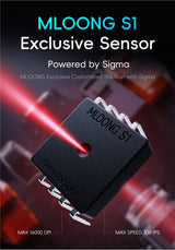 MLOONG MX301 Tri-Mode Gaming Mouse